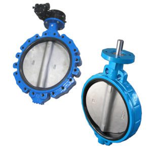 Lance Valves LBL-2000 cast iron butterfly valves in wafer and full lug styles with stainless steel disc